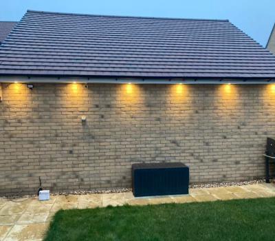 Garden lighting in Godmanchester