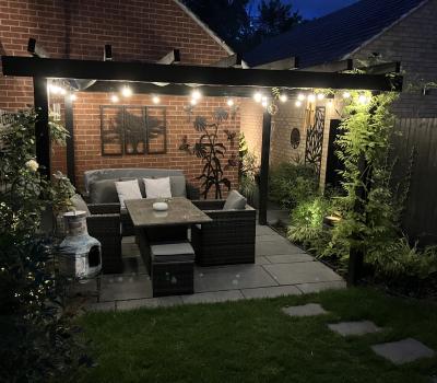 Garden Lighting in Papworth Everard